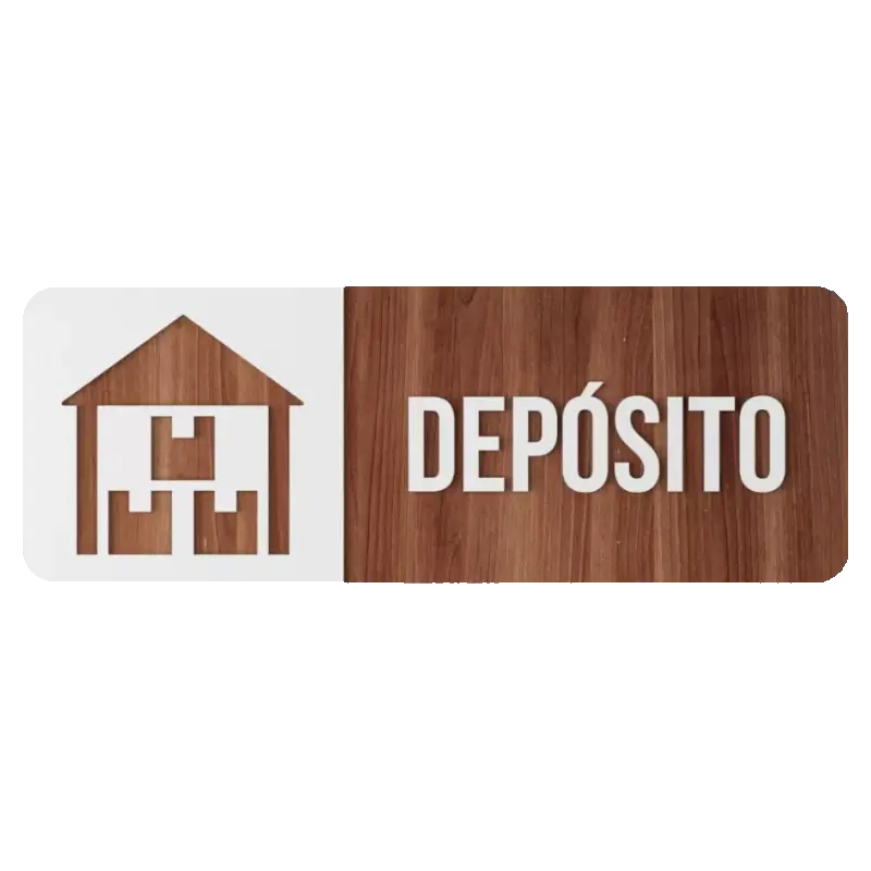 Placa Indicativa Deposito Hotel Consultório Hospital Buffet