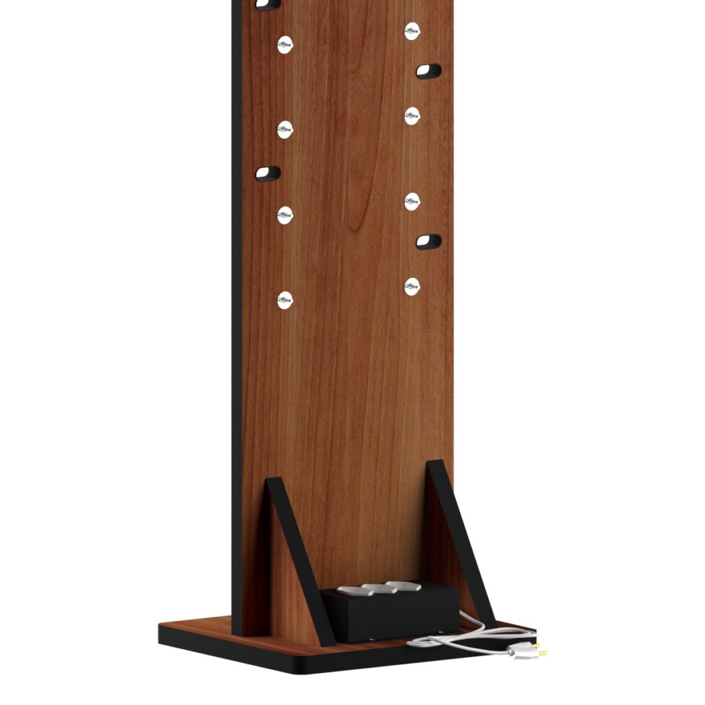 Totem Carregador Celular 98cm Qr Code Insta Google Wifi MDF