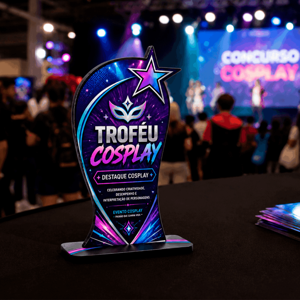 Troféu Light MDF P Personalizado para Premiações