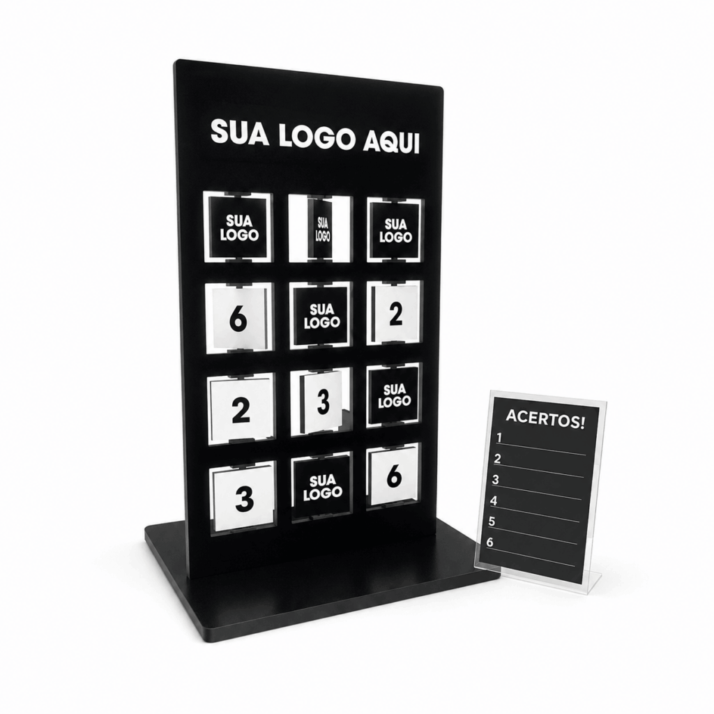 Jogo da Memória Personalizado de Balcão 62cm MDF