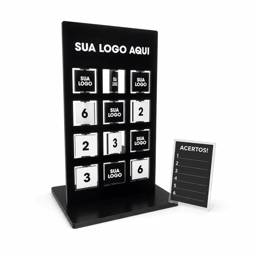 Jogo da Memória Personalizado de Balcão 62cm MDF