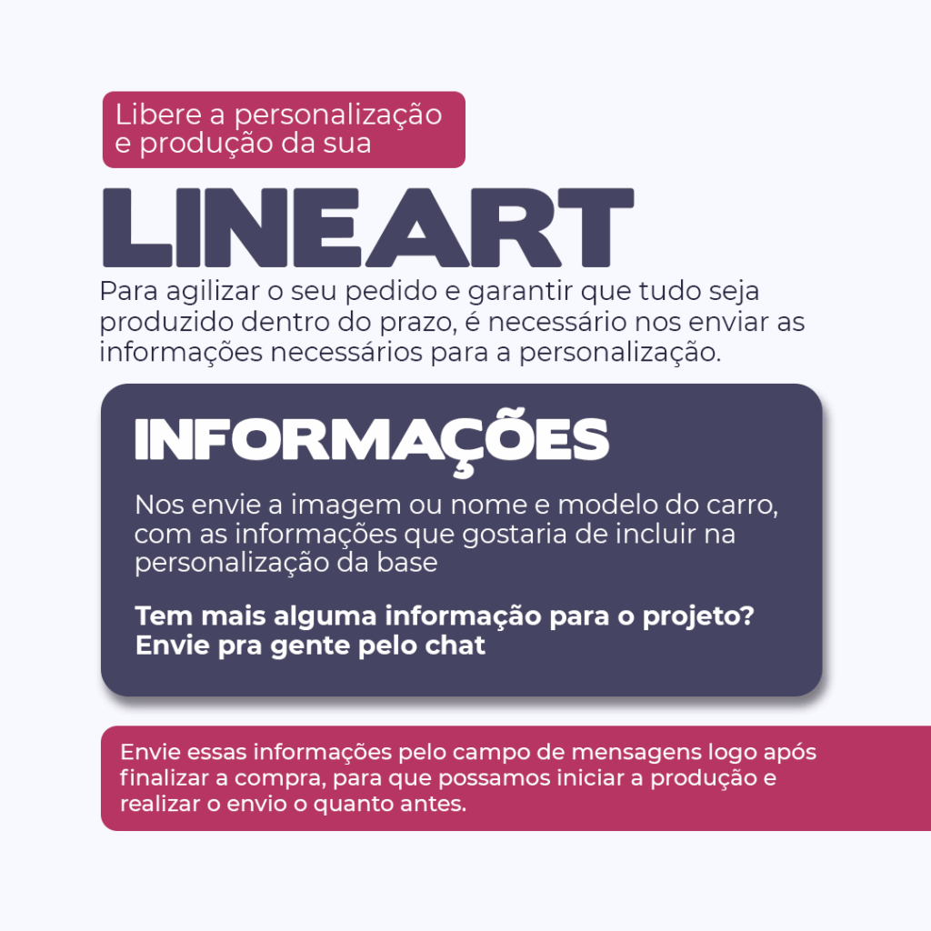 Line Art Personalizada com Base Foto Presente 18 a 30cm