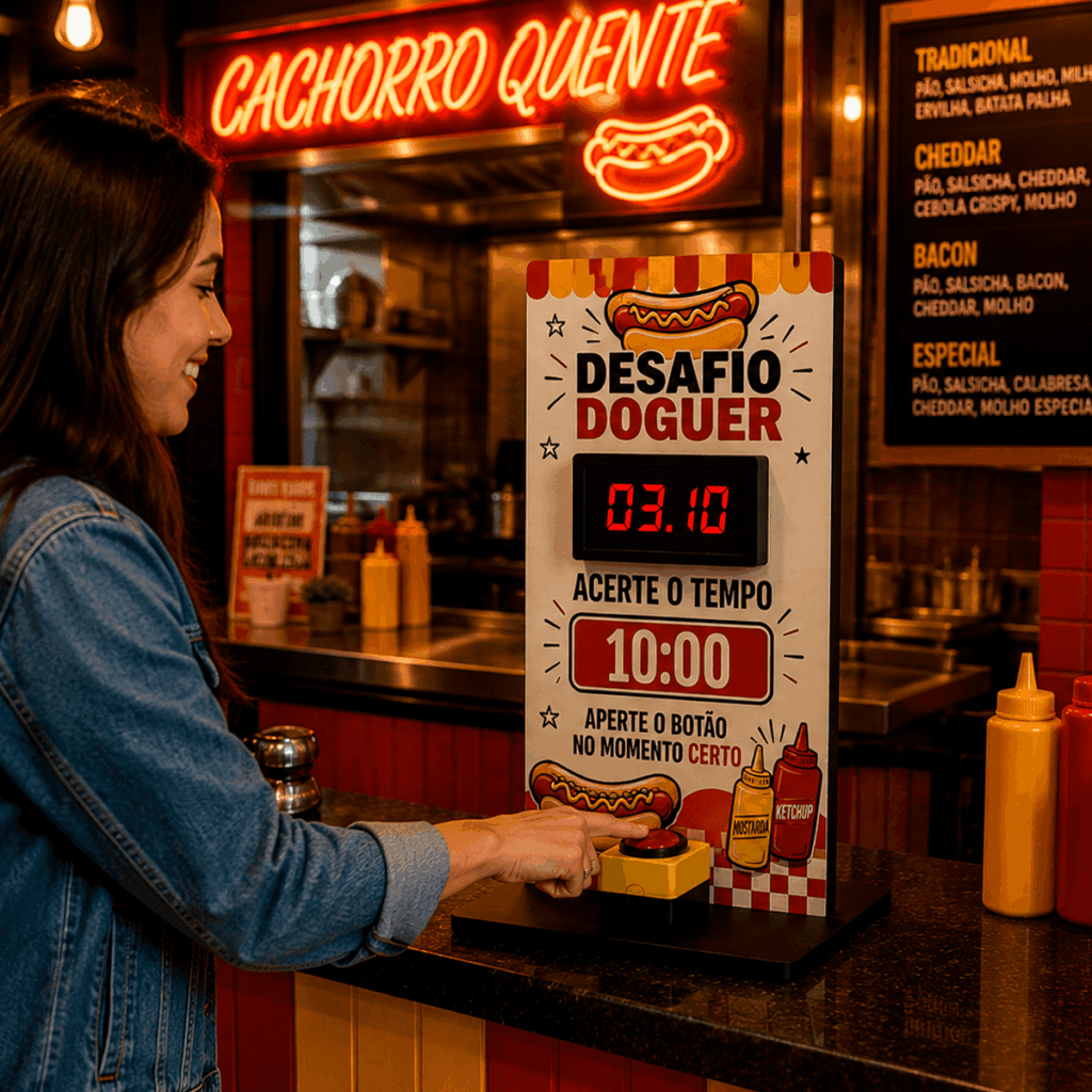 Jogo do Tempo com Cronômetro Personalizado 62cm