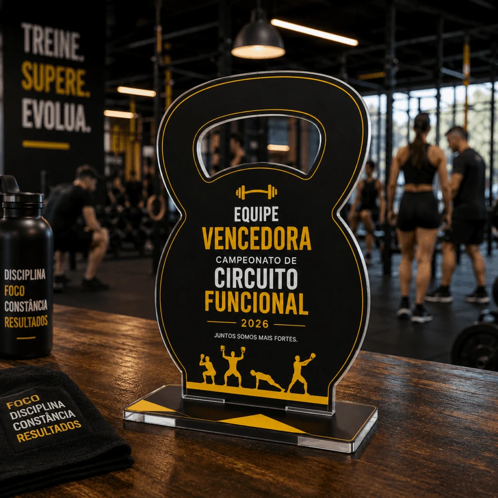 Troféu Light Acrílico M Personalizado para Premiações