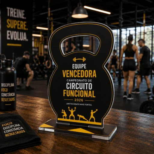 Troféu Light Acrílico M Personalizado para Premiações
