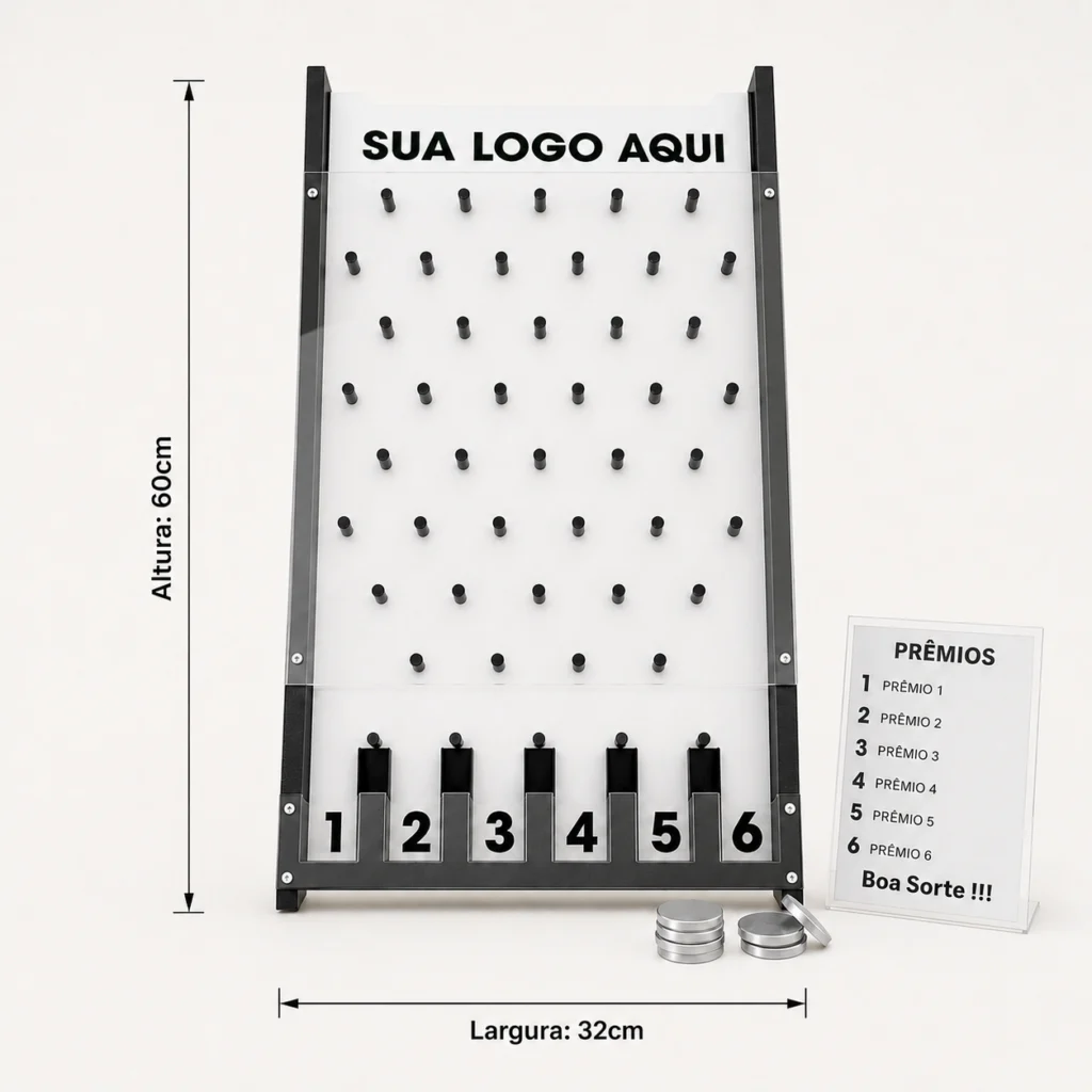 Plinko Promocional Personalizado 60cm MDF