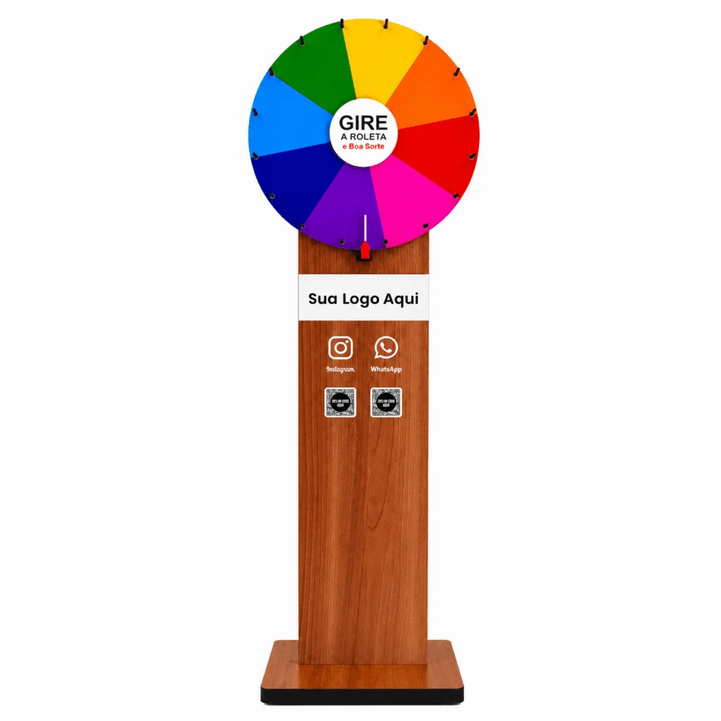 Roleta de prêmios Brindes e Divulgação disco 45cm MDF