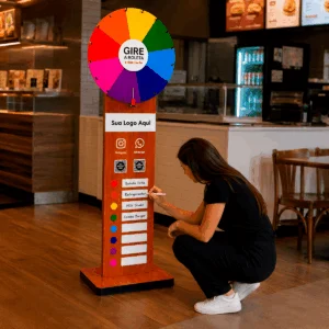 Roleta de prêmios Brindes e Divulgação disco 45cm MDF