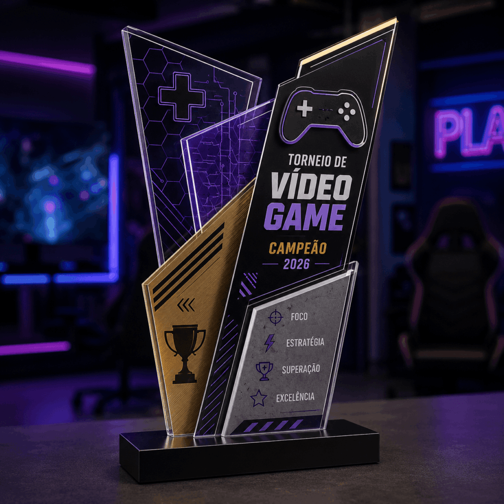 Troféu Premium M Personalizado para Premiação