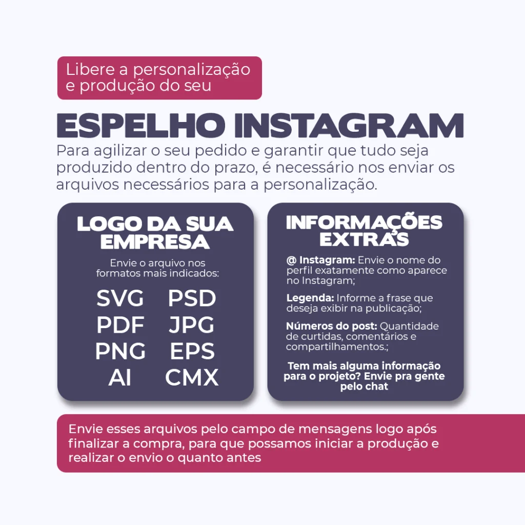 Espelho Instagram Sem Led  Para Eventos 1.30m
