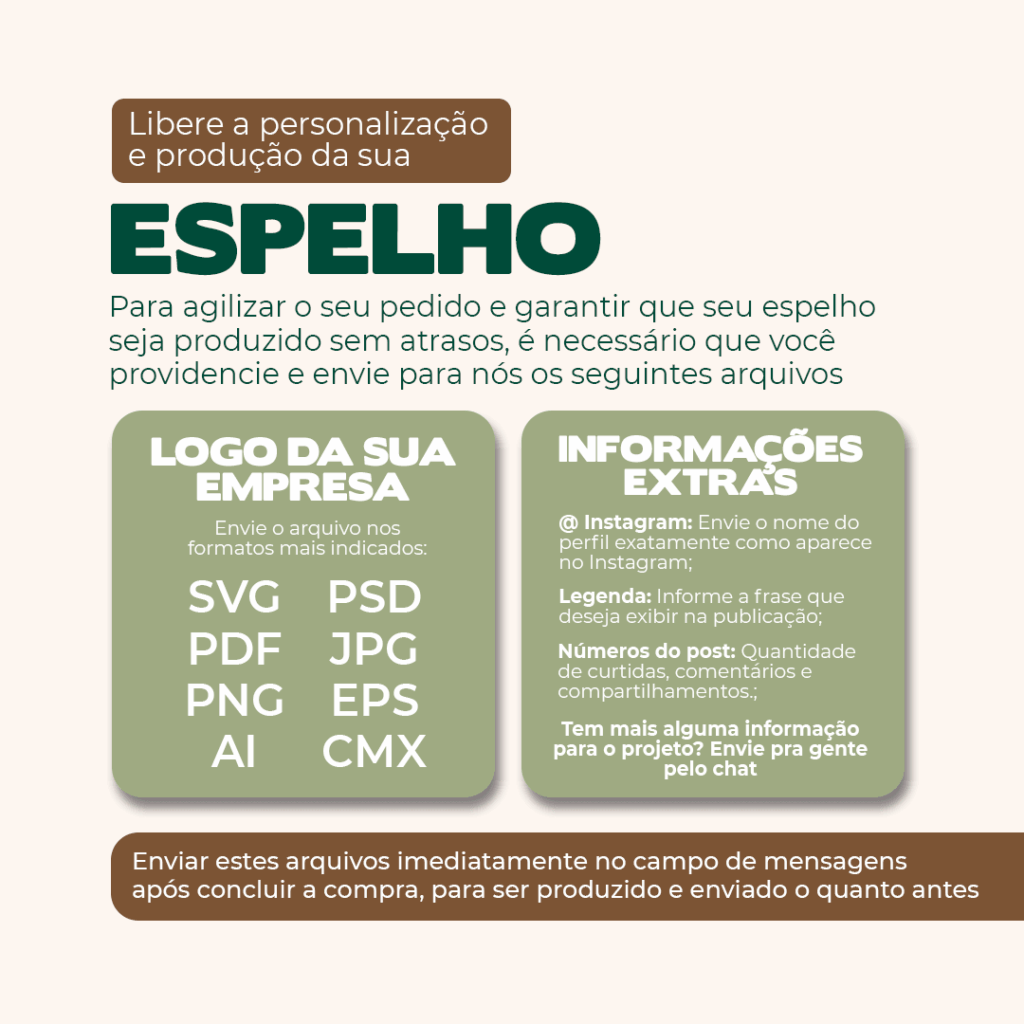 Espelho Instagram Sem Led  Para Eventos 90cm