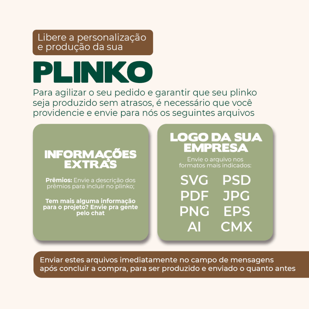 Plinko Promocional Personalizado 35cm MDF