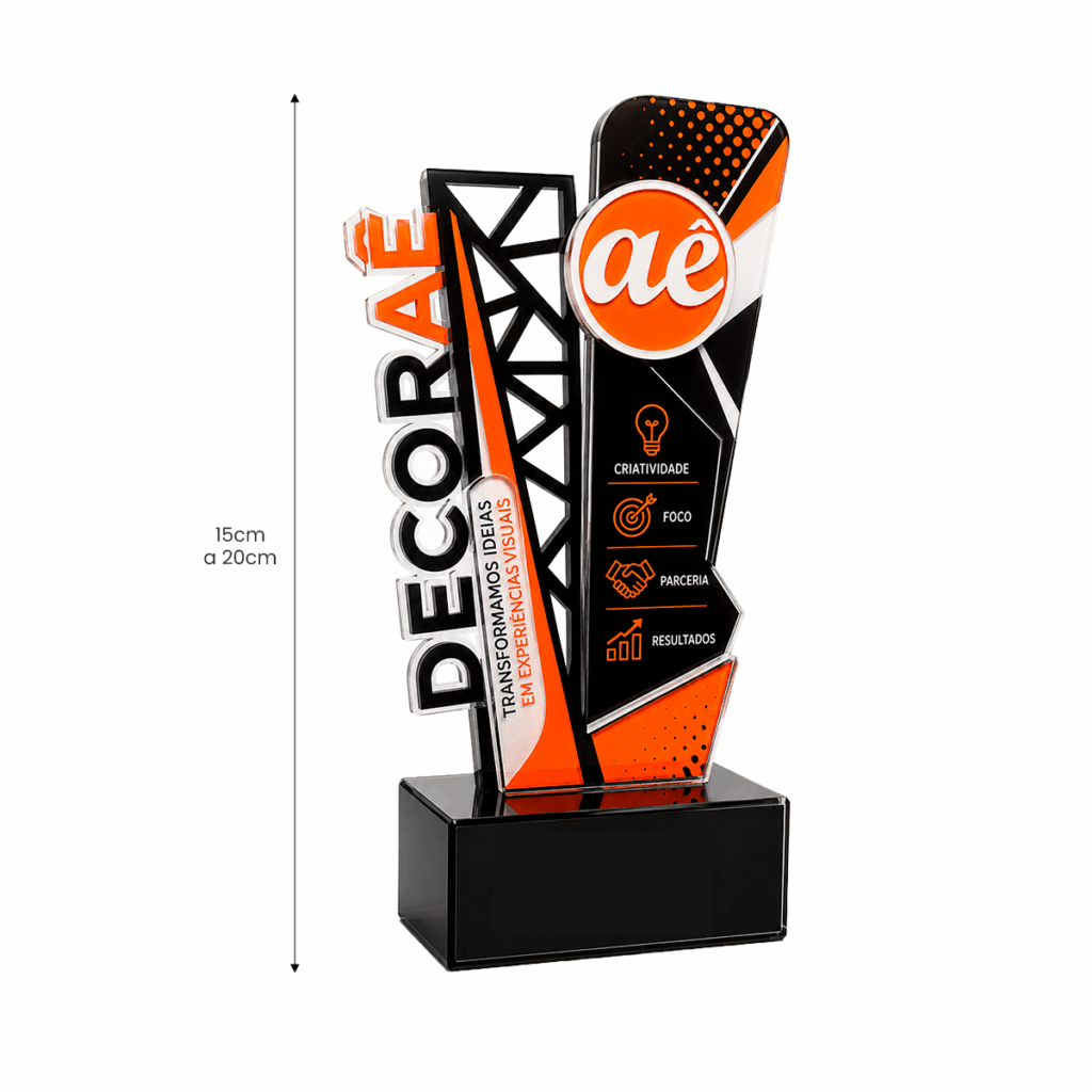 Troféu Premium M Personalizado para Premiação