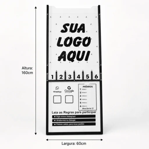 Plinko Promocional Personalizado 160cm MDF