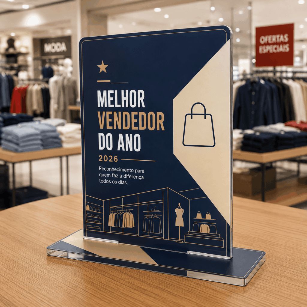Troféu Light Acrílico P Personalizado para Premiações