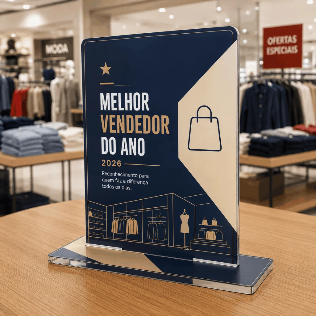 Troféu Light Acrílico P Personalizado para Premiações