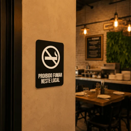 Placa de Sinalização Acrílica Personalizada com Aplique