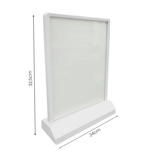 Painel Luminoso A4 de Mesa Personalizado Vertical LED