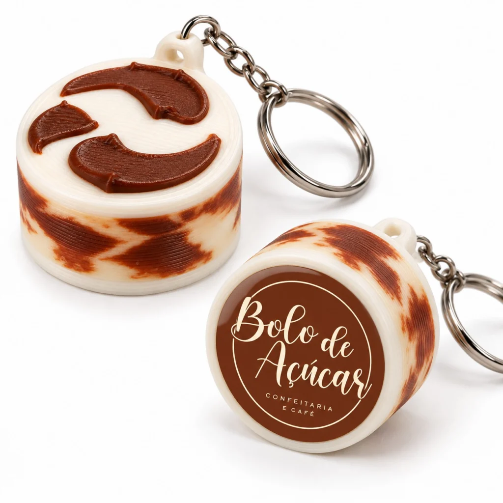 Chaveiro 3D personalizado