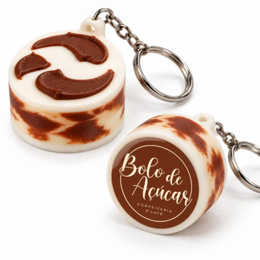 Chaveiro 3D personalizado
