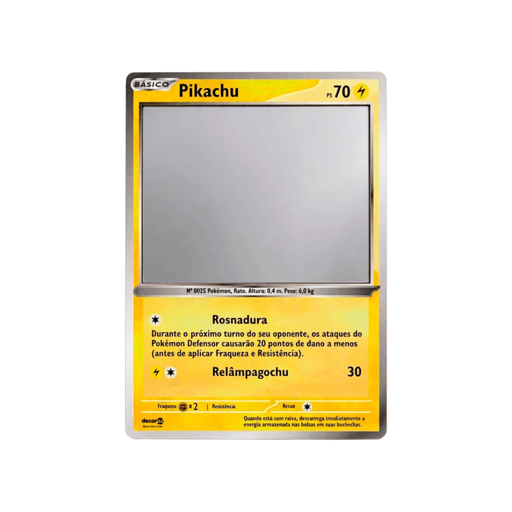 Espelho Carta Pokémon 80x57cm