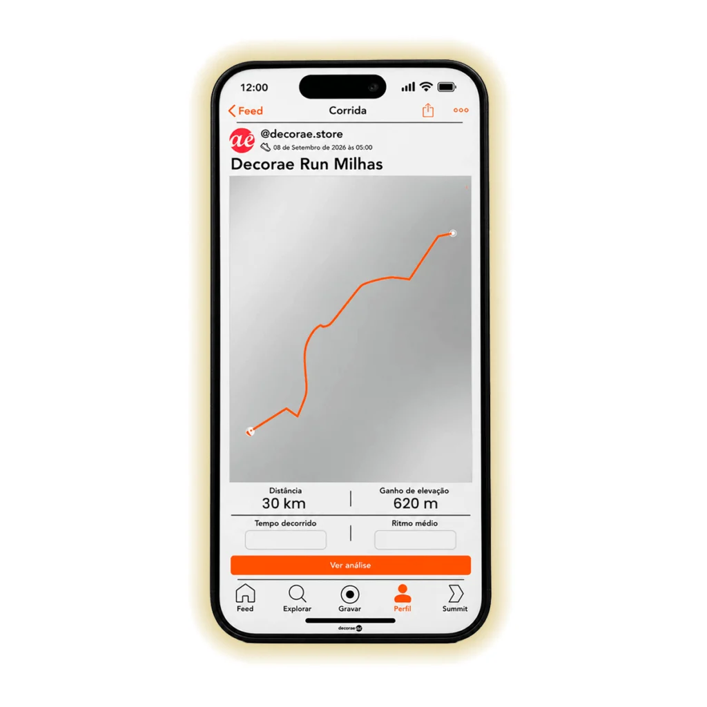 Espelho Strava Personalizado LED Instagramável 130x60cm