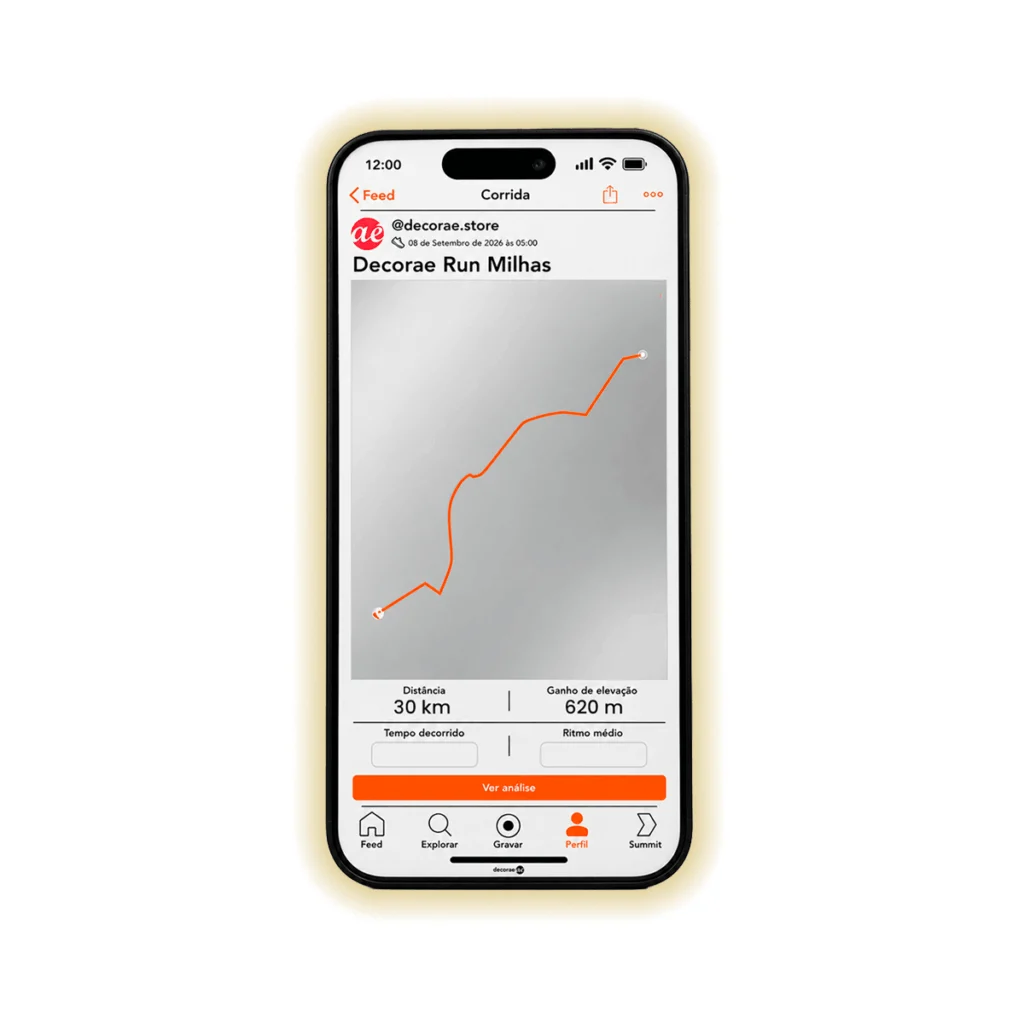 Espelho Strava Personalizado LED Instagramável 90x41,5cm