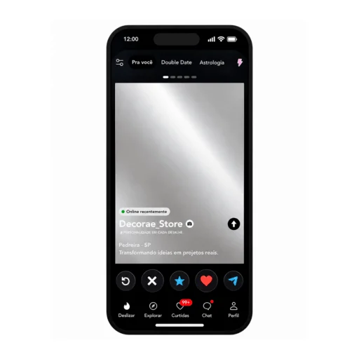 Espelho Tinder Personalizado Instagramável 160x74cm