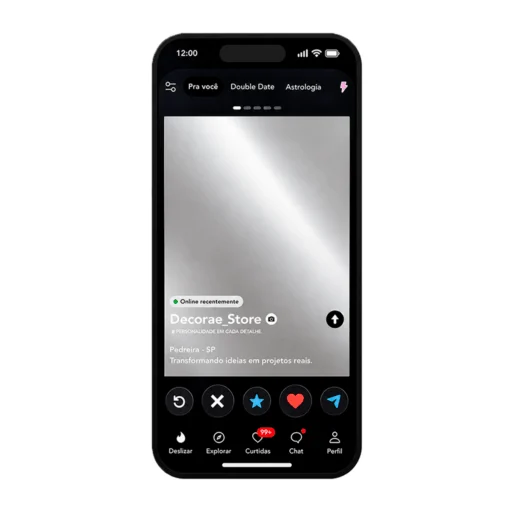 Espelho Tinder Personalizado Instagramável 130x60cm