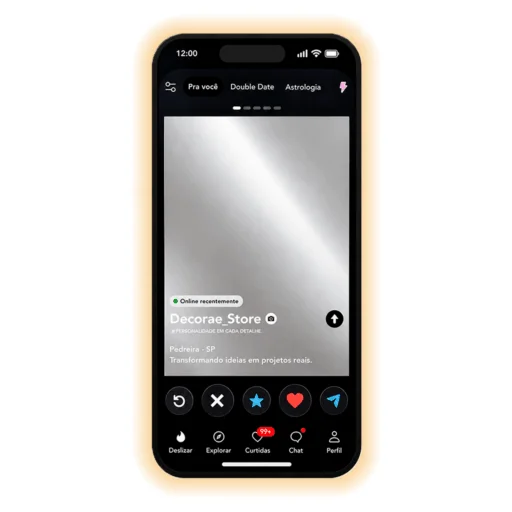 Espelho Tinder Personalizado LED Instagramável 130x60cm