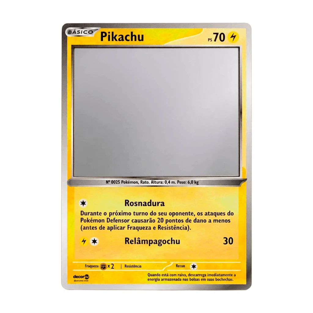 Espelho Carta Pokémon 112x80cm