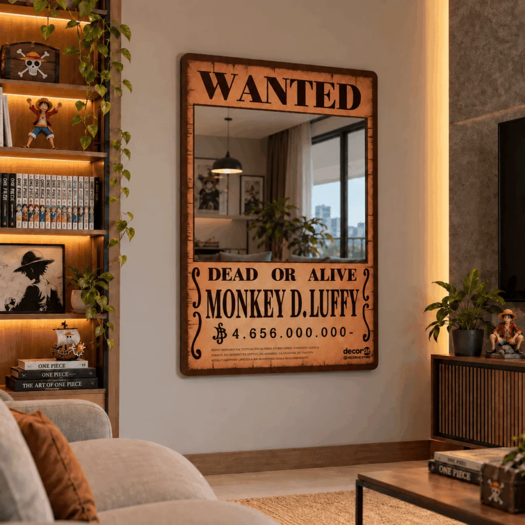 Espelho One Piece Wanted 135x96cm